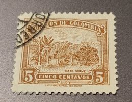 Kolumbien 1936 alte briefmarke