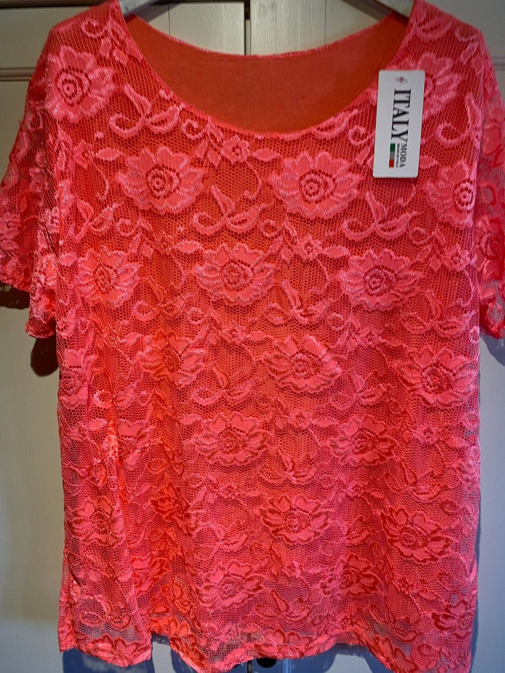 Camicette: SPITZEN BLUSE,NEON – Nuovo e nell'imballaggio originale da Meienried venduto da ManuelaBoutique 4