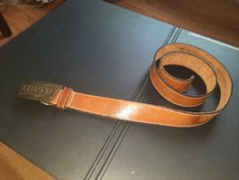 cintura LEVI'S in pelle vintage