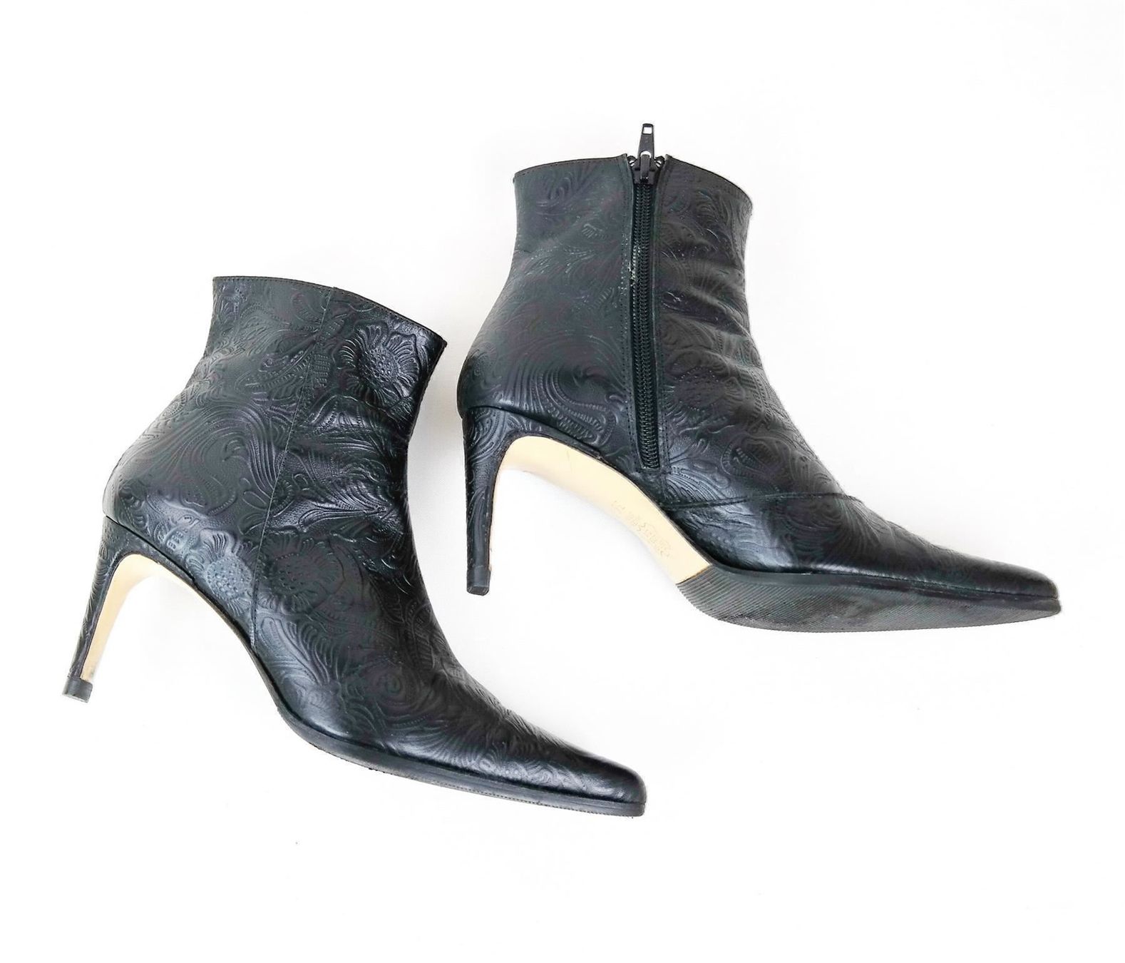 Scarpe da donna: Boston Stiefeletten Leder Pumps schwarz /Gr.36 – Usato da Wohlenschwil venduto da ABC-Vintage 3