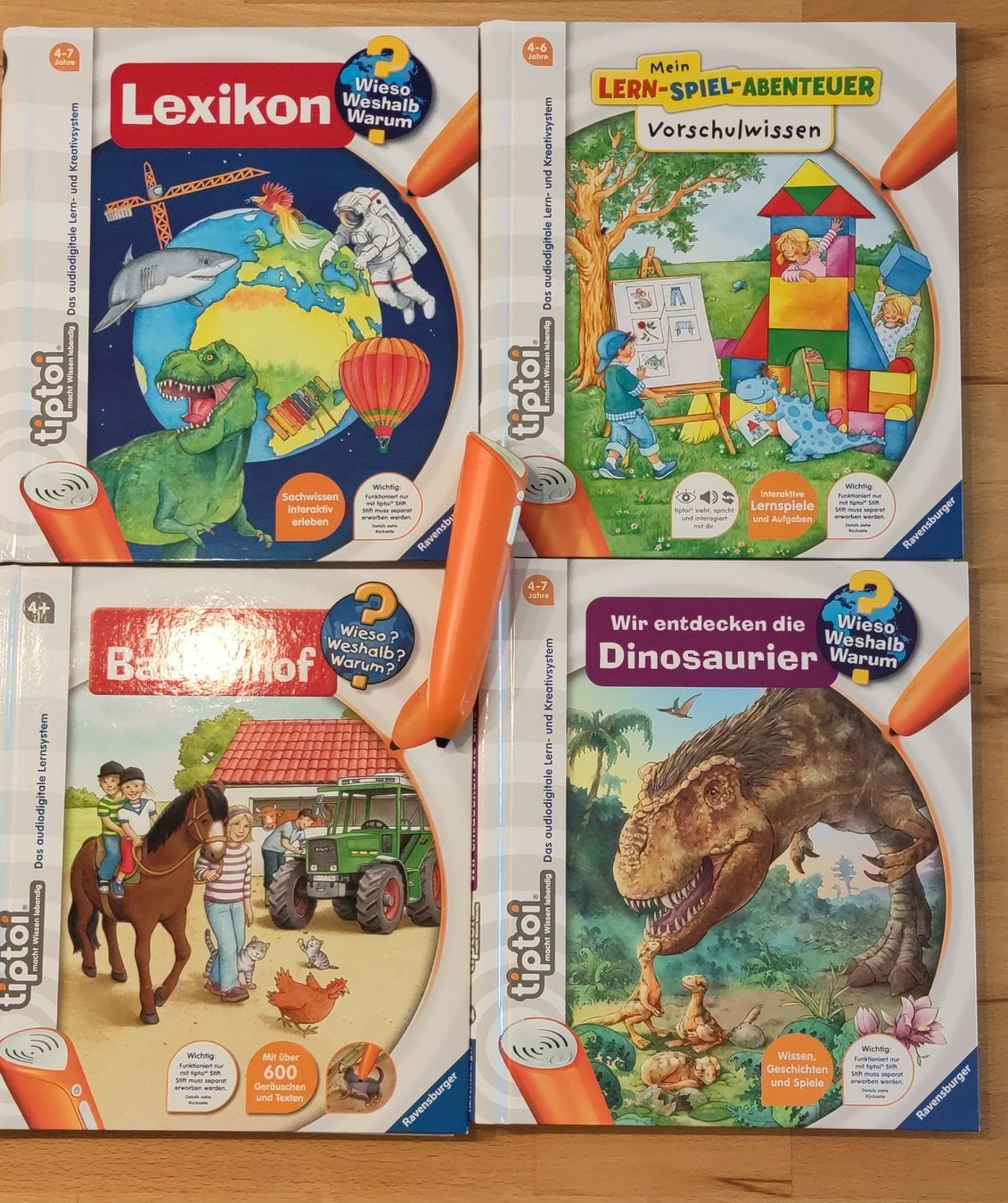 Bücher: Tiptoi Buch Set 4 Stücke inkl. Stift – Gebraucht aus Lyss von CHM36