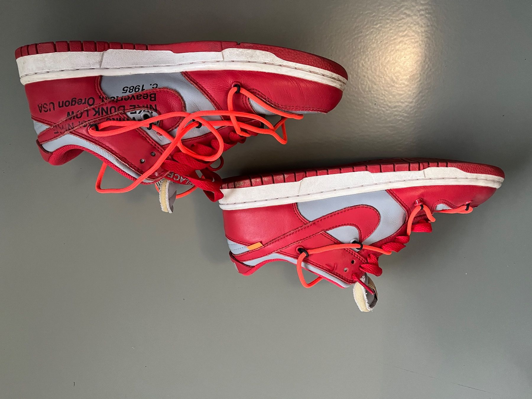 Nike Scarpe da uomo: Nike Dunk Low Off-White University Red Men's – Usato da Zürich venduto da emi_vl6d 2