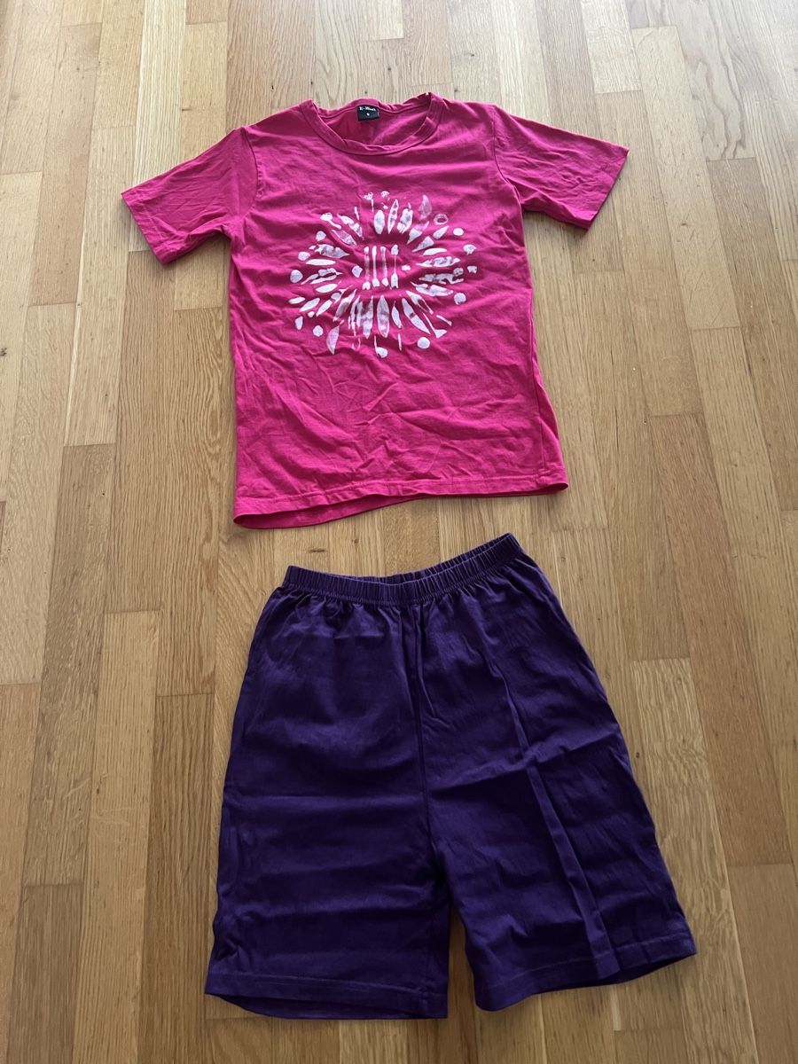 Pigiama & Simili: PinkesPyjama setGrösse S mit Batikmuster – Nuovo (secondo la descrizione) da Bettlach venduto da Tradenet100