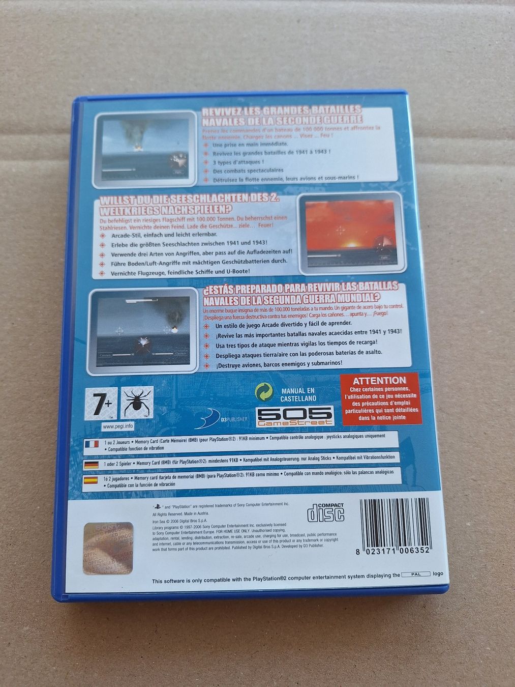 Giochi: Iron Sea - PS2 – Usato da Altstätten SG venduto da GGsGameshop 1