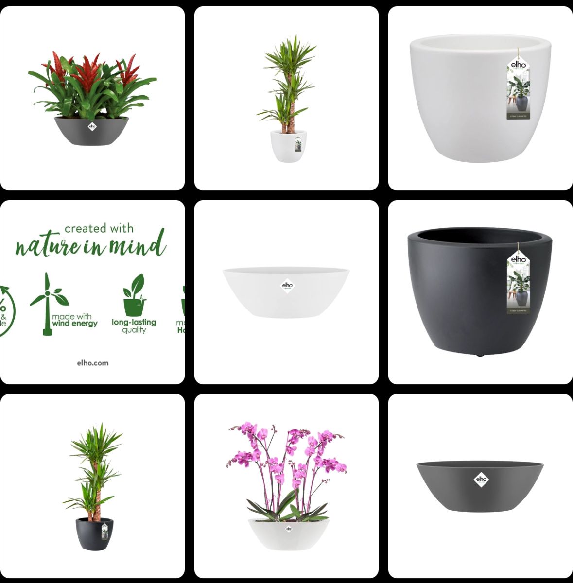 Vasi per fiori: Flower Pots - Elho Different Sizes and Colors – Nuovo (secondo la descrizione) da Elsau venduto da MANWITHVAN 1