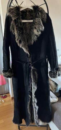 Manteau long Pablo Valentino fourrure agneau de toscane T1