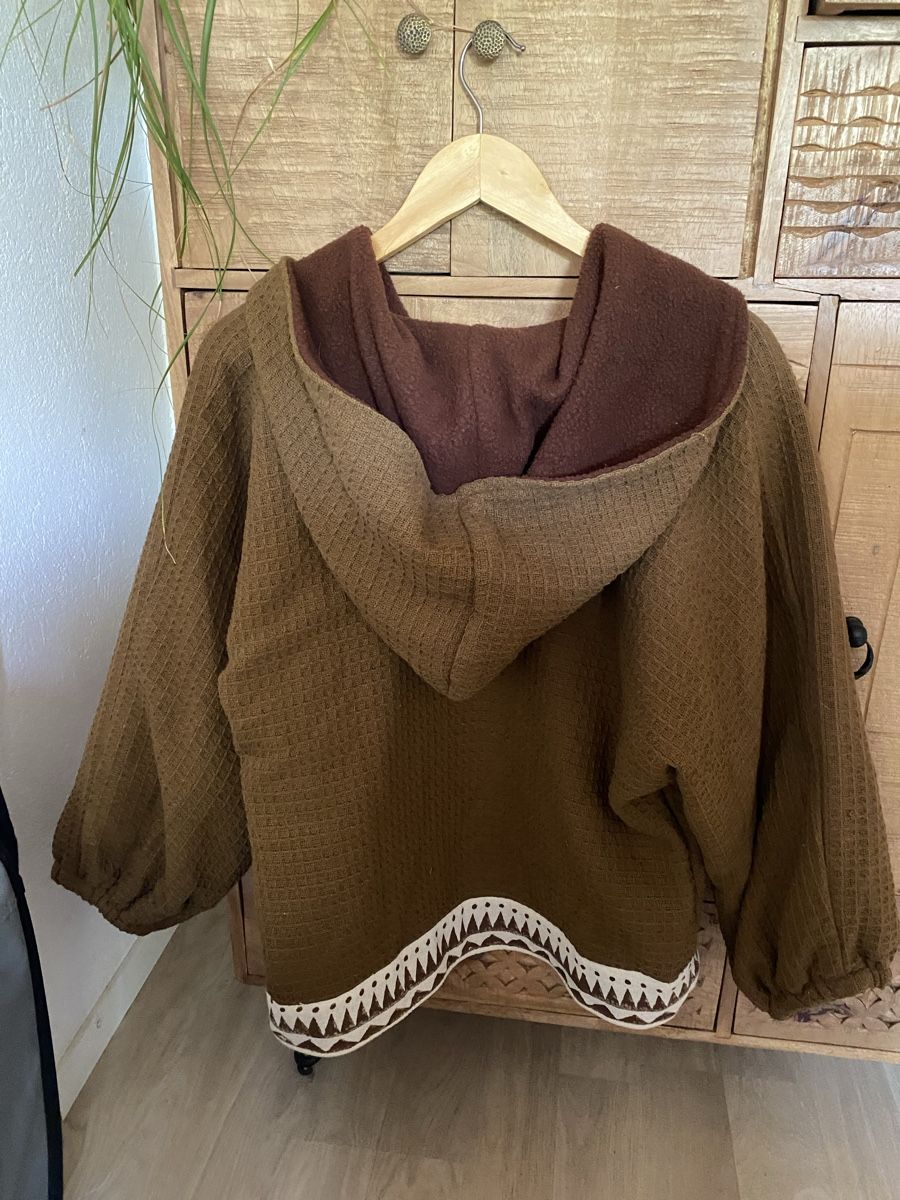 Giacche: Braune Übergangsjacke mit schönem Muster – Nuovo (secondo la descrizione) da Düdingen venduto da Le_Vo 2