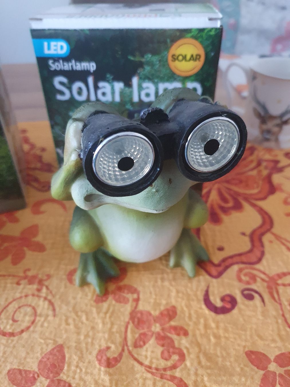 Alle Dekorationen: Solar Frosch & Maulwurf  & 3  Früchte – Gebraucht aus Klingnau von Fee1960 1