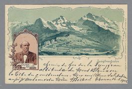 1902, JUNGFRAUBAHN + GUYER-ZELLER PORTRAIT!  Ia ERH.