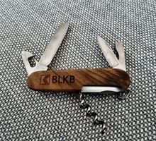 Victorinox Taschenmesser Holzgriff mit Logo BLKB