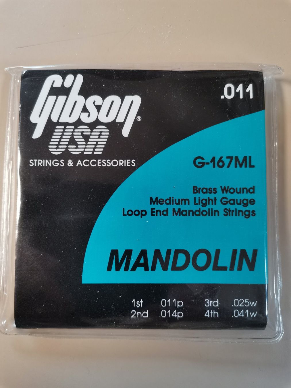Strumenti musicali: Cordes Gibson pour mandoline – Nuovo e nell'imballaggio originale da Maules venduto da maco03