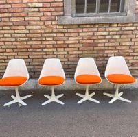 4 Fiberglas Sessel von Maurice Burke für Arkana