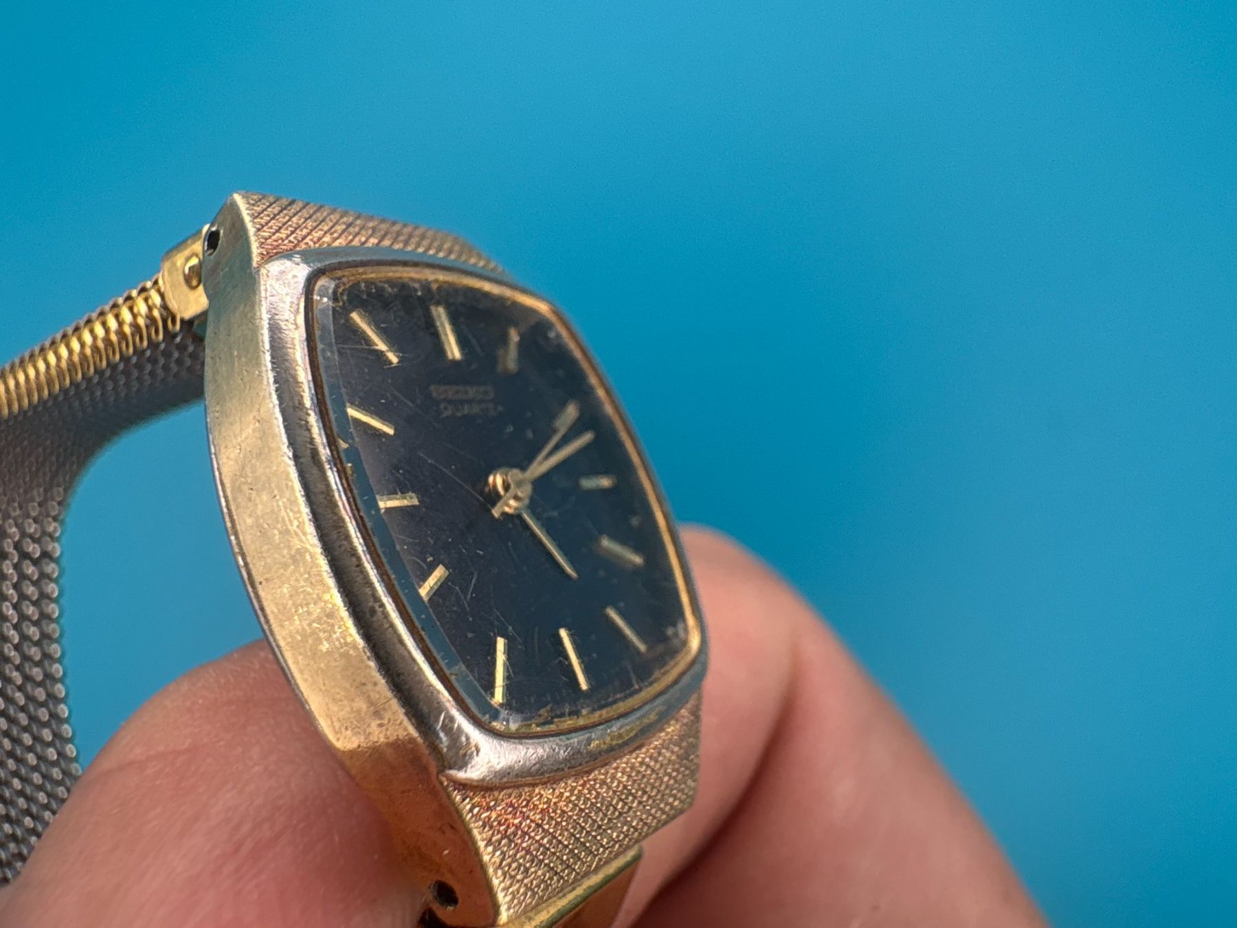 Seiko Montres: Goldfarbene Seiko Quarz – D'occasion à Elgg par Jo_Naj 2