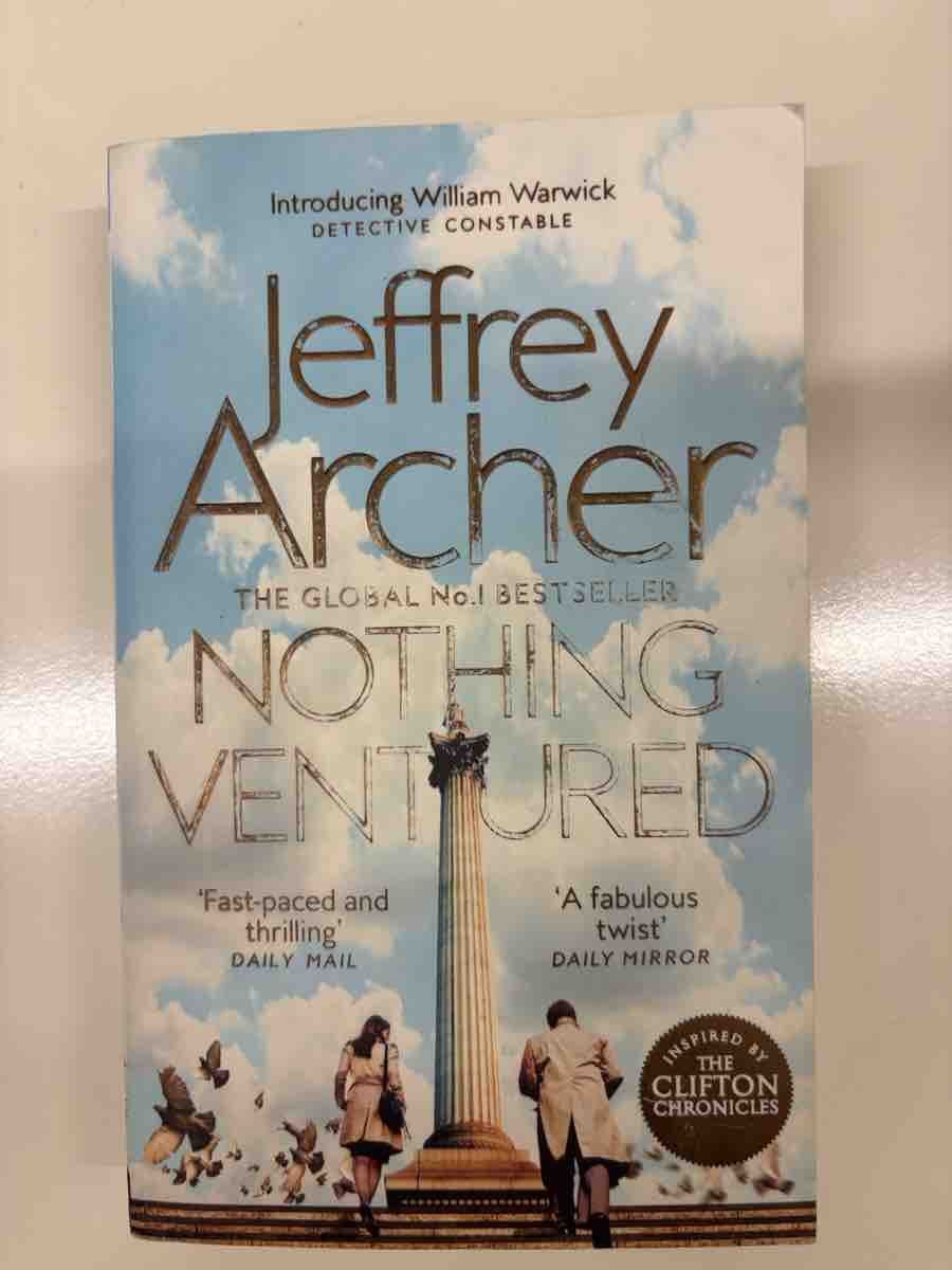 Bücher: Buch Nothing Ventured Jeffrey Archer – Gebraucht aus Zürich von Claudchen