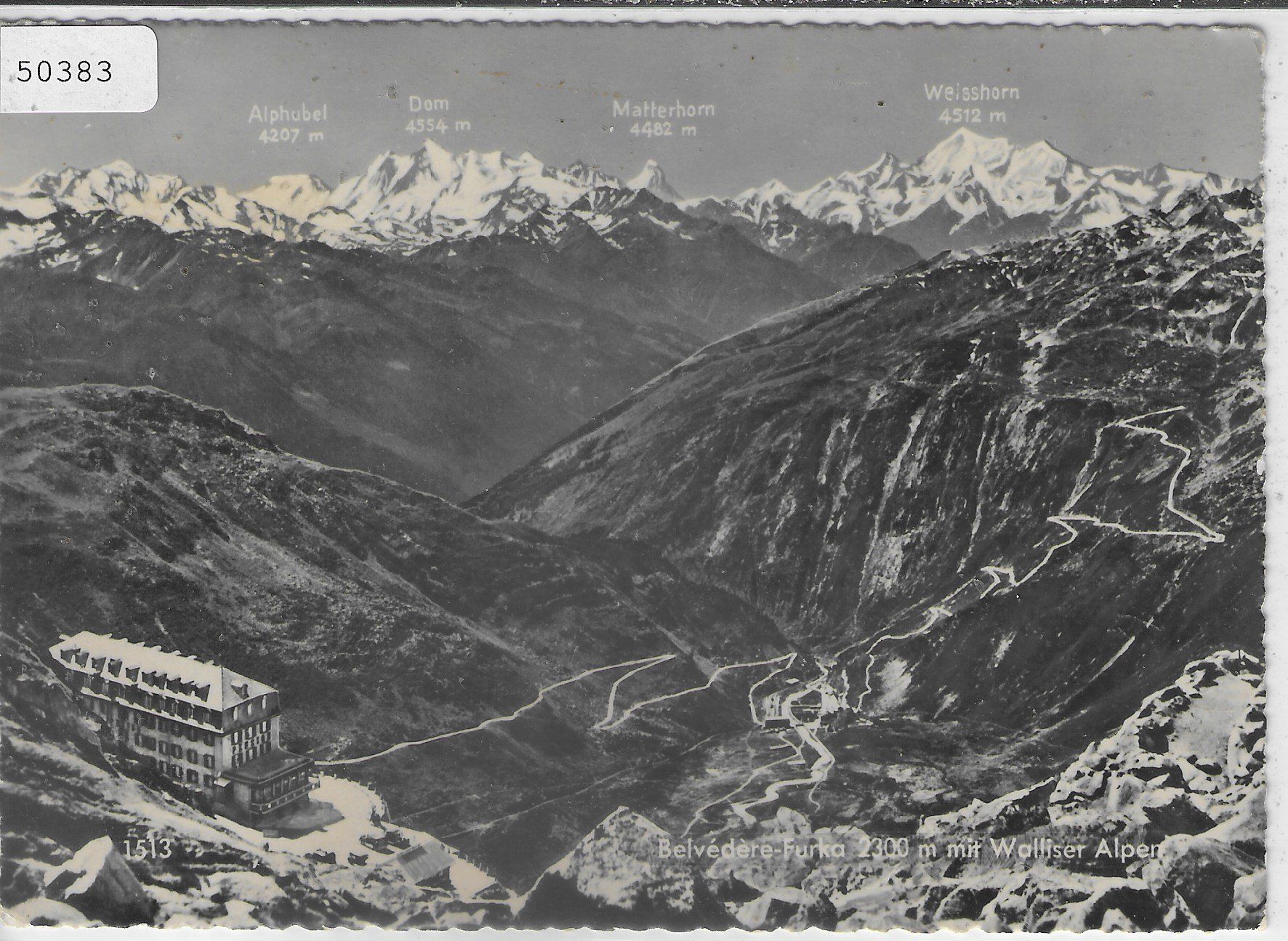 Cartoline postali: Belvedere am Furkapass – Usato da Ettingen venduto da Kartenplanet