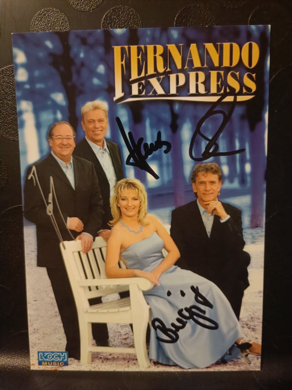 Autogramme: Fernando Express - Autogrammkarte- handsigniert – Gebraucht aus Menziken von Artographs