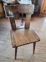 Holzstuhl rustikal stabil