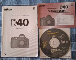 Nikon D40 Handbuch mit Schnellstartanleitung