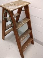 ANTIKE BOCKLEITER HOLZ