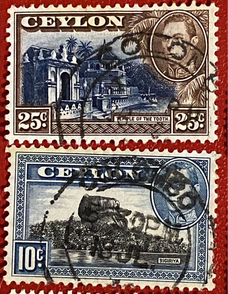 Alle Briefmarken: Timbres - Ceylon – Gebraucht aus Petit-Lancy von Solcarm 5