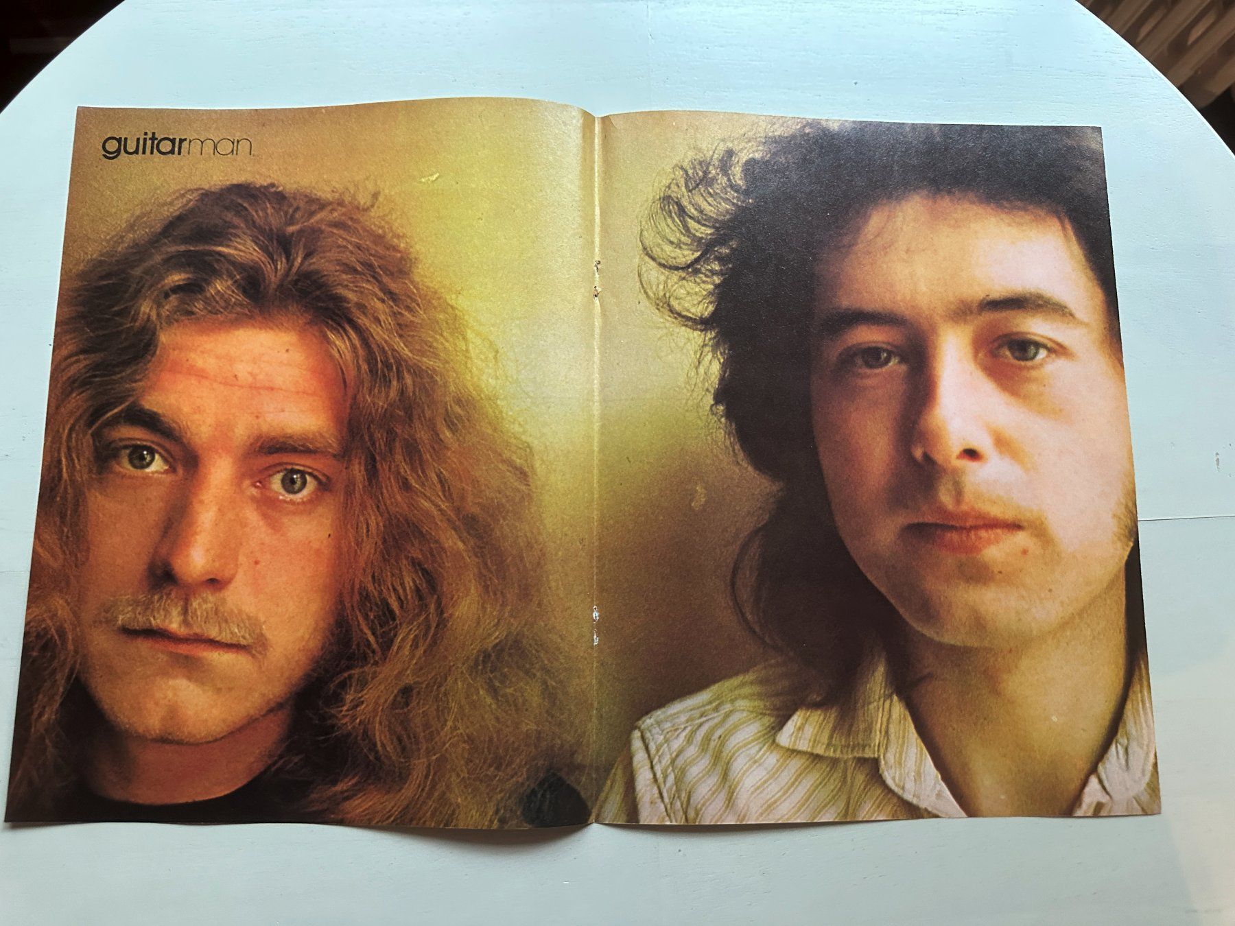 Riviste & Magazine: LED ZEPPELIN  rare original Poster + Berichte 70's PAGE PLAN – Usato da Basel venduto da Partridge