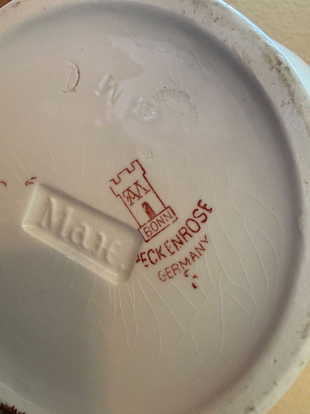 Villeroy & Boch Ciotole: Villeroy & Boch Waschgarnitur Eckenrose 3-teilig – Usato da Itingen venduto da uhu777 4