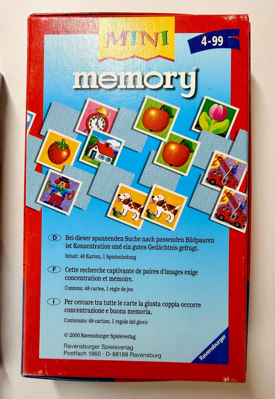 Ravensburger Puzzle: NEU Domino Ass & Mini Memory Ravensburger – Nuovo (secondo la descrizione) da Zürich venduto da asocaciu 3