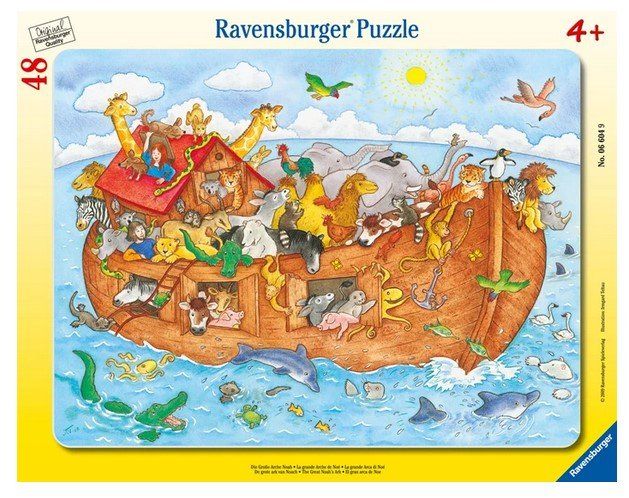 Ravensburger Puzzles: Rahmenpuzzle 48 Teile Die grosse Arche Noah – Neu und originalverpackt aus Oensingen von Liquidations-Shop