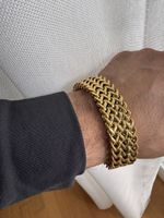 Exklusive Gold-Armkette Herren/Damen-Schmuck-Accessoire 🇨🇭