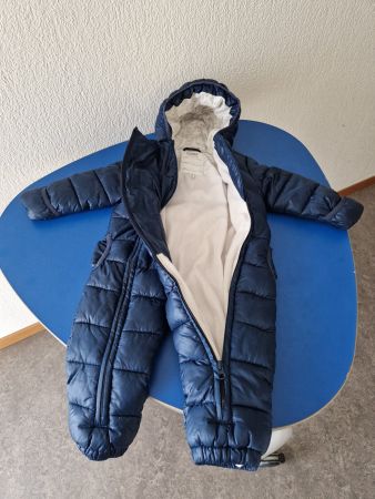 Skidress/Schneeanzug KANZ Gr. 86 dunkelblau