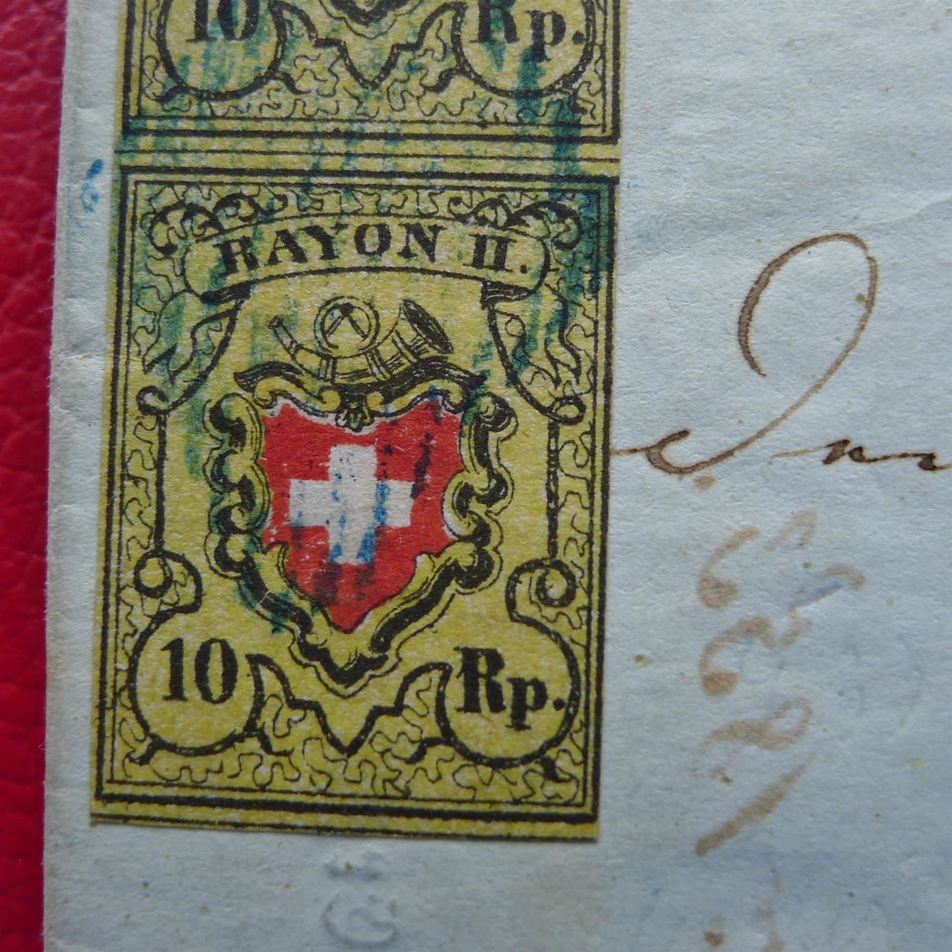 Alle Briefmarken: Erstklassiger Rayonbrief T.25+33 E-RO von AARAU mit PAAR – Gebraucht aus Sursee von Luzernerraute 3