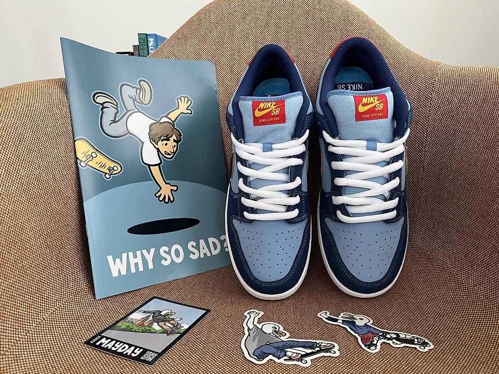 Nike Scarpe da uomo: Nike SB Dunk Low Pro "why so sad?" US 10.5 / EUR 44.5 – Nuovo e nell'imballaggio originale da Zürich venduto da classics_only