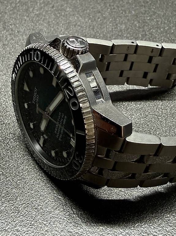 Orologi: Tissot Seastar 1000 Powermatic 80 | Full Set | Grün – Usato da Biberist venduto da Ce_Jo 4