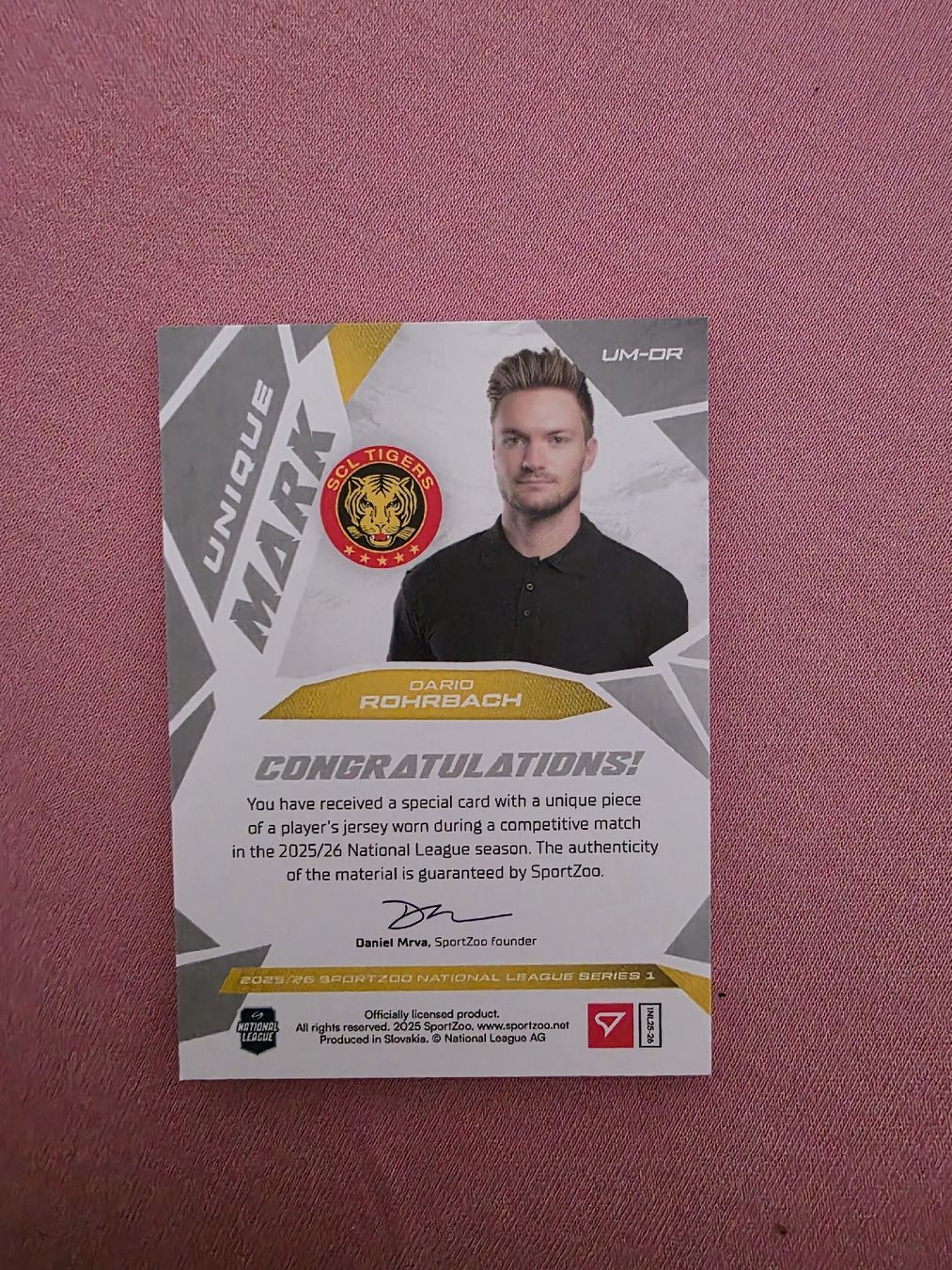 Sportzoo Carte collezionabili: Sportzoo Unique Mark Logo SCL 1/18 – Nuovo (secondo la descrizione) da Rubigen venduto da Lexel42 1