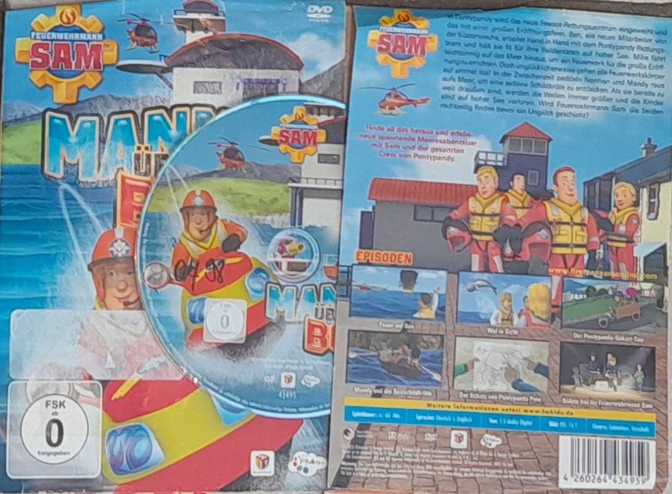 Tous les DVDs: Feuerwehrmann Sam DVD Kinder – D'occasion à Zürich par cole15 2