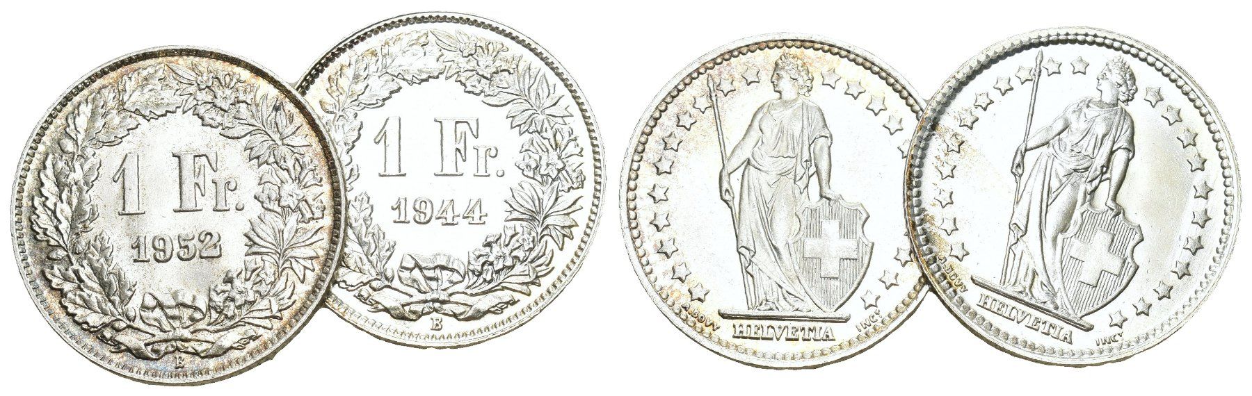 Tutti le monete: Schweiz 1 Franken Lot – Usato da Bern venduto da numismatictops