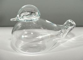 grosse Klarglas-Ente 24cm