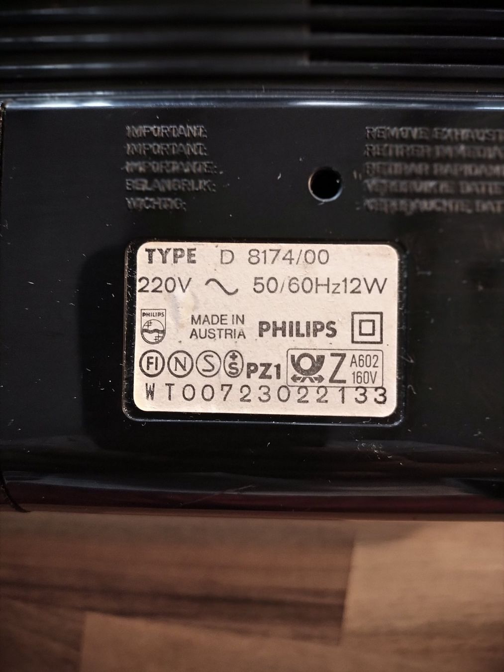 Philips Radio: PHILIPS , D  8174 – Usato da Bauma venduto da WILLI79DANIEL 2