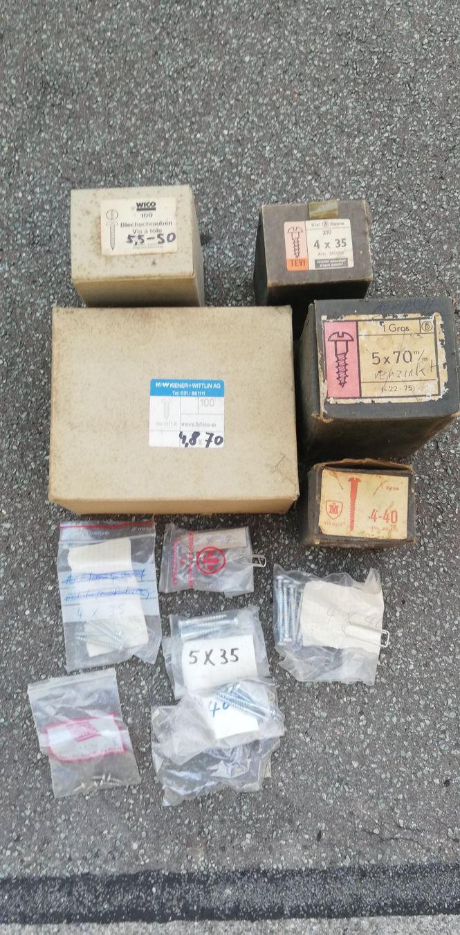 Alle Werkzeuge: Viele Schrauben ab 1Fr. – Neu (gemäss Beschreibung) aus Thun von Matthias72
