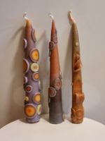 Skulptur-Kerzen 3er Set Deko Design