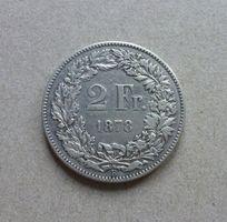 Schweiz ++ 2.- Franken 1878, gute Erhaltung
