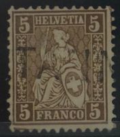 CH - Sitz. Helvetia - Zst. Nr. 30 - Stabstempel Tann