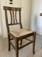 Sedia in legno con seduta in paglia 👍🏼