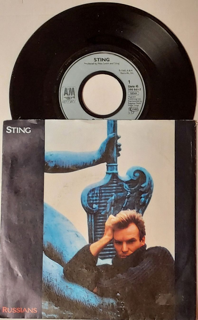 Dischi in vinile: Single 7’ - Sting - Russians - 1985 Germany – Usato da Villeret venduto da Fil11