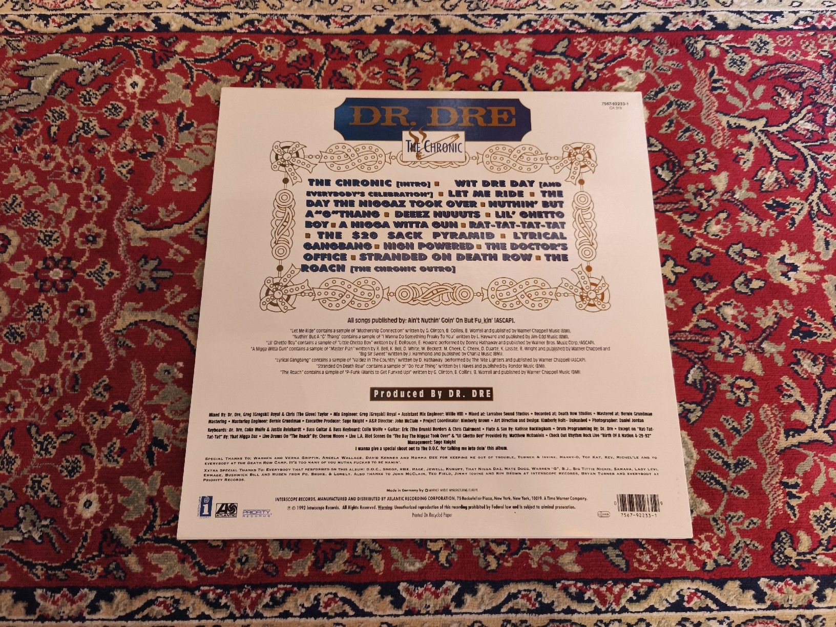 Schallplatten: Dr.Dre - The Chronic – Neu (gemäss Beschreibung) aus Kandersteg von digginblackpearlz 1