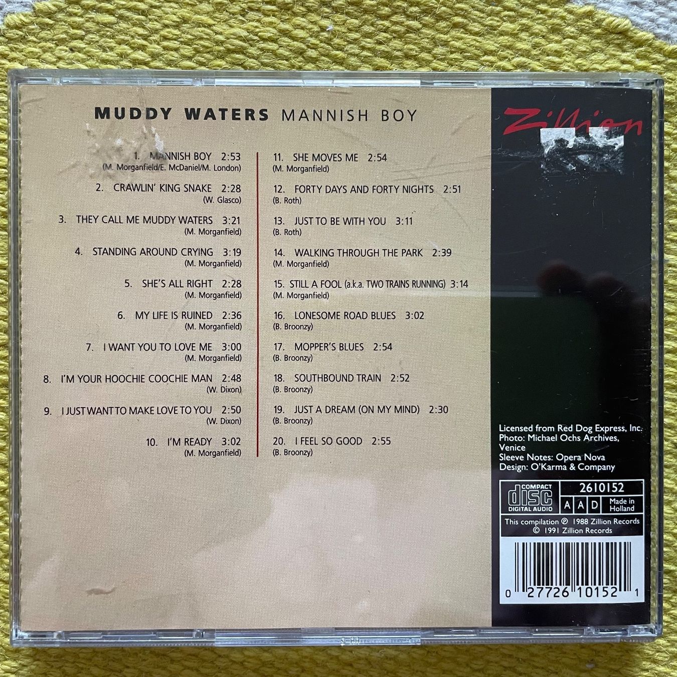 CDs: MUDDY WATERS-MANNISH BOY – Gebraucht aus Rorschacherberg von CD-Roli 1