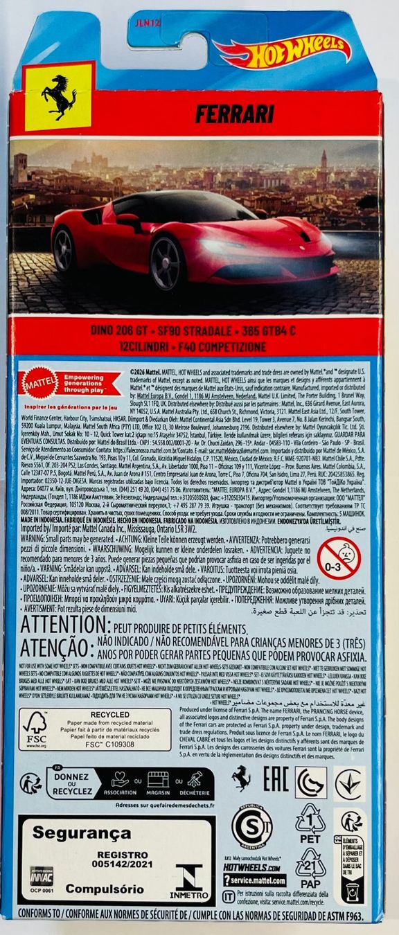 Hot Wheels Modellini d'auto: Hot Wheels - Ferrari 5-Pack – Nuovo e nell'imballaggio originale da Brittnau venduto da tor129 1
