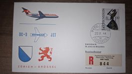 Swissair Zürich - Brüssel 20.09.1966