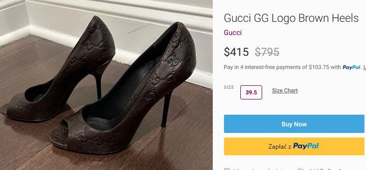 Gucci Scarpe da donna: Gucci Pumps .41 – Usato da Collonges venduto da Auganien 9