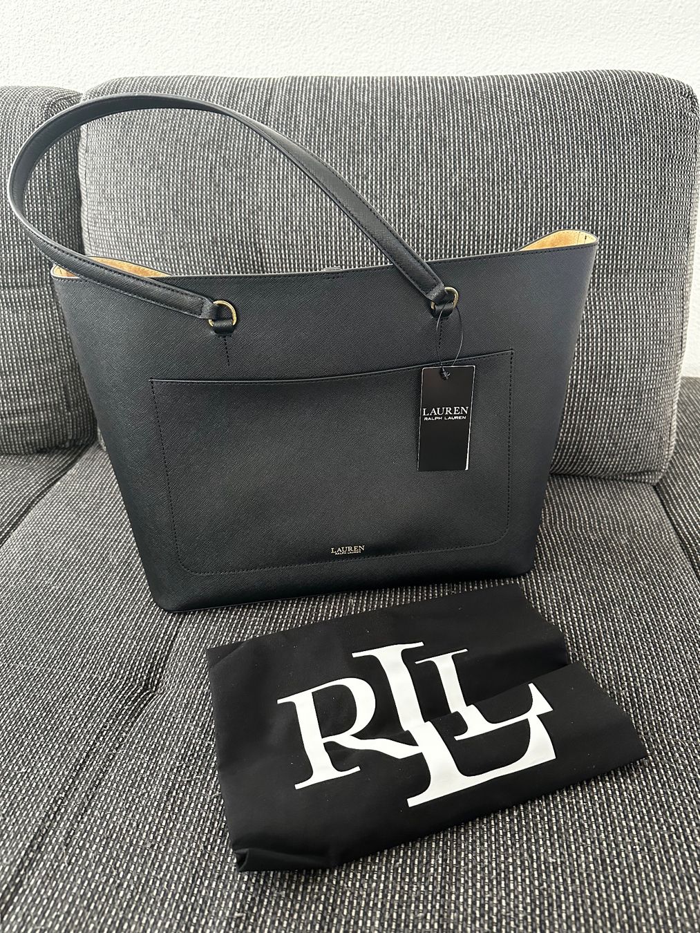 Ralph Lauren Borse da donna: Ralph Lauren Shopper 'KARLY' schwarz – Nuovo e nell'imballaggio originale da Muri AG venduto da Nihon_Nippon
